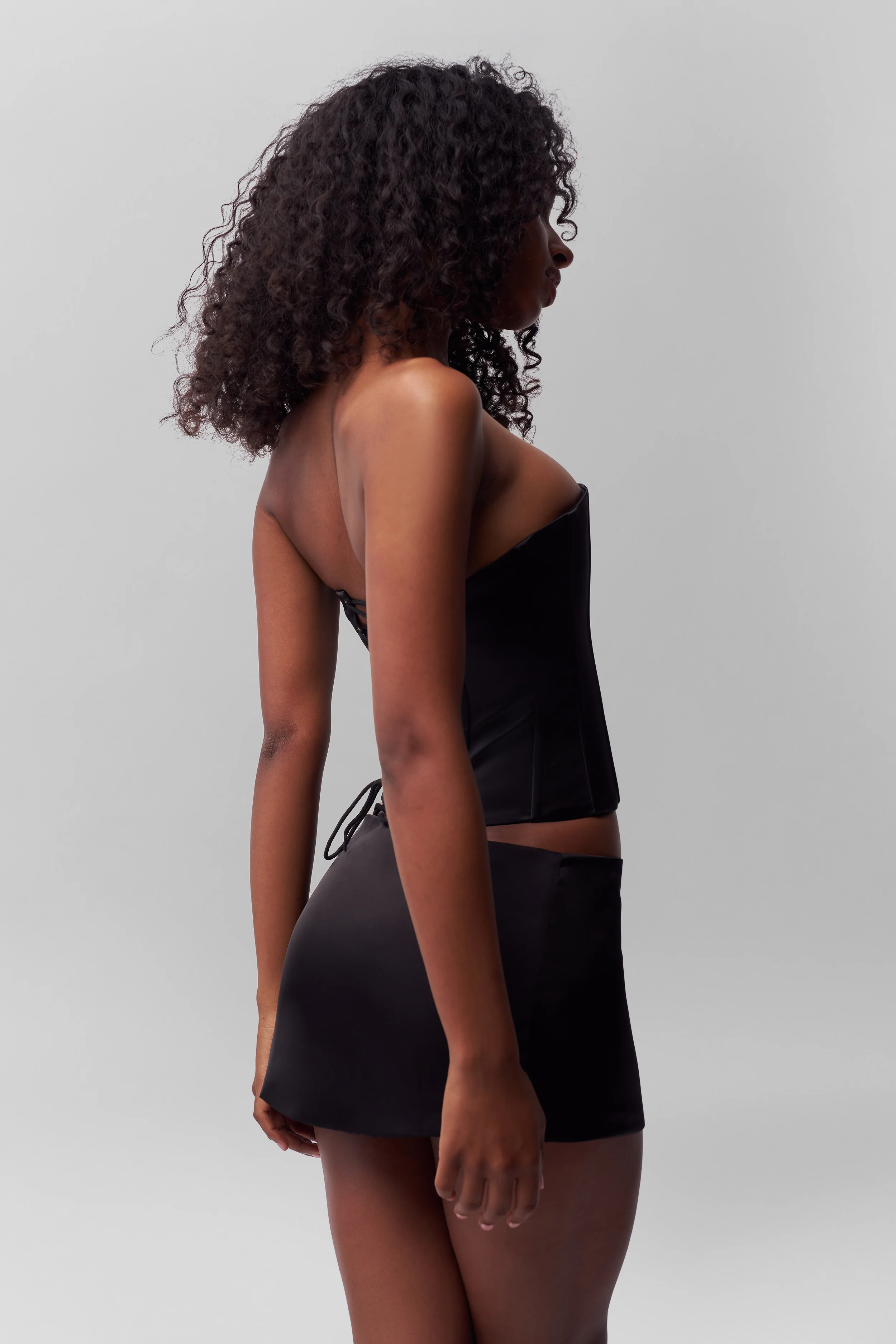 Satin Mini Skirt - Image 5