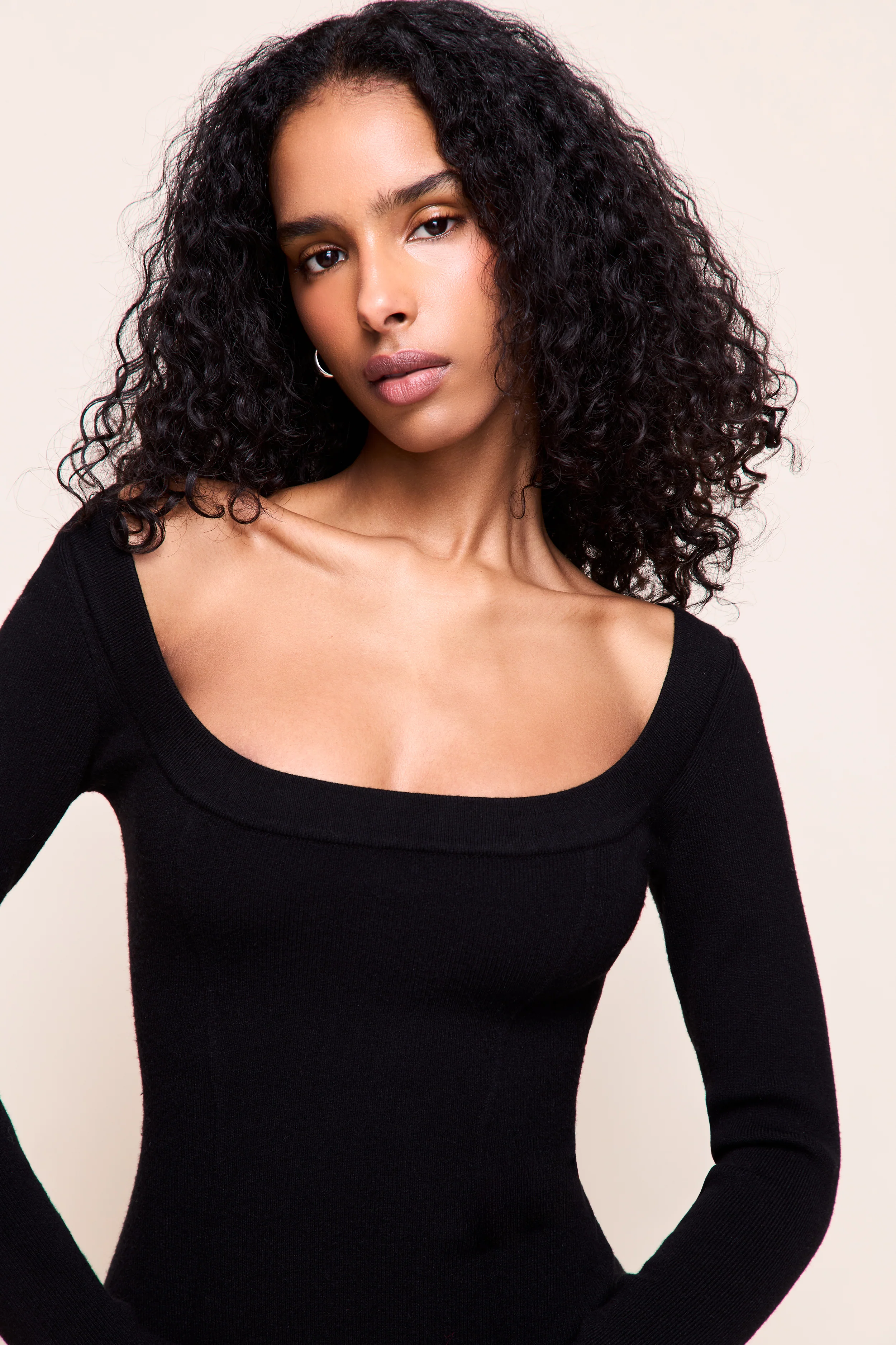 Selma Scoop Knit Dress - Image 3
