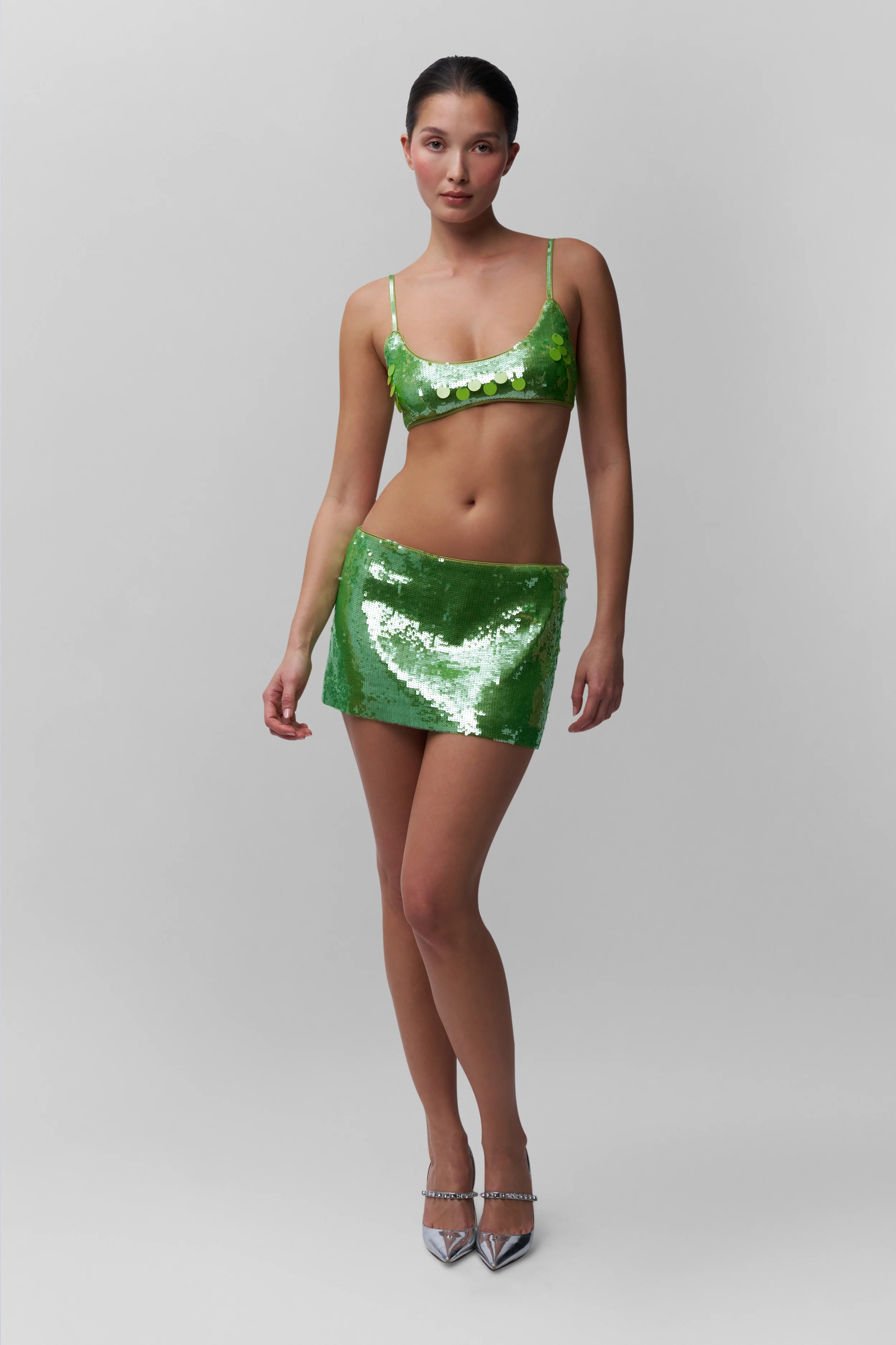 Sequin Mini Skirt - Image 4
