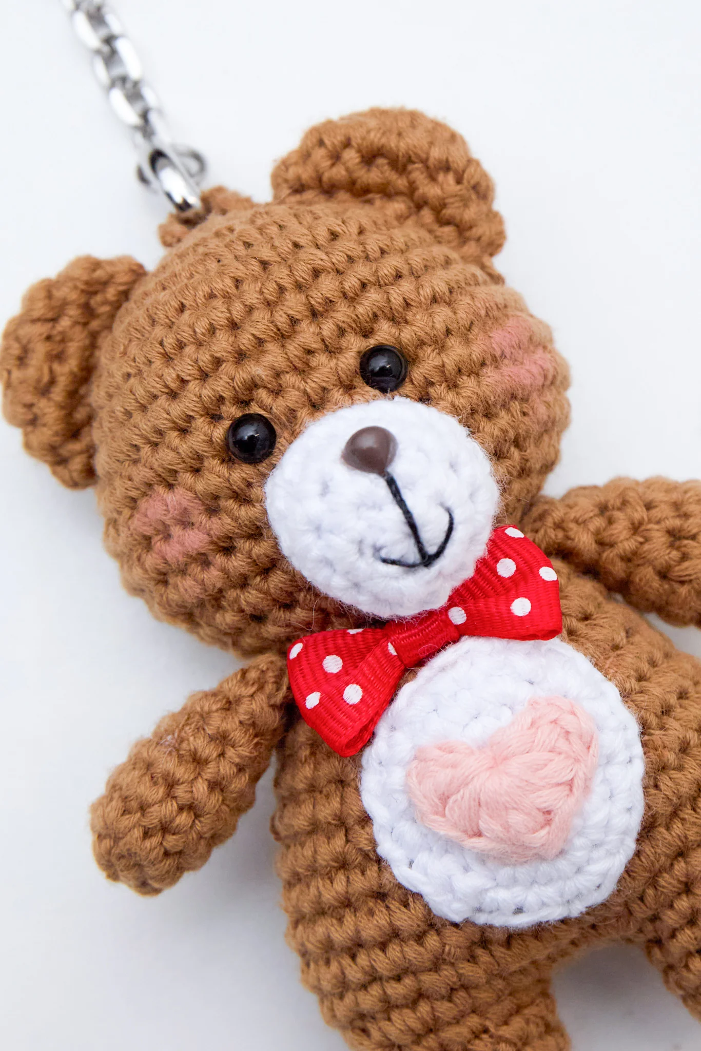 Blushie Bear Bag Charm - Image 2