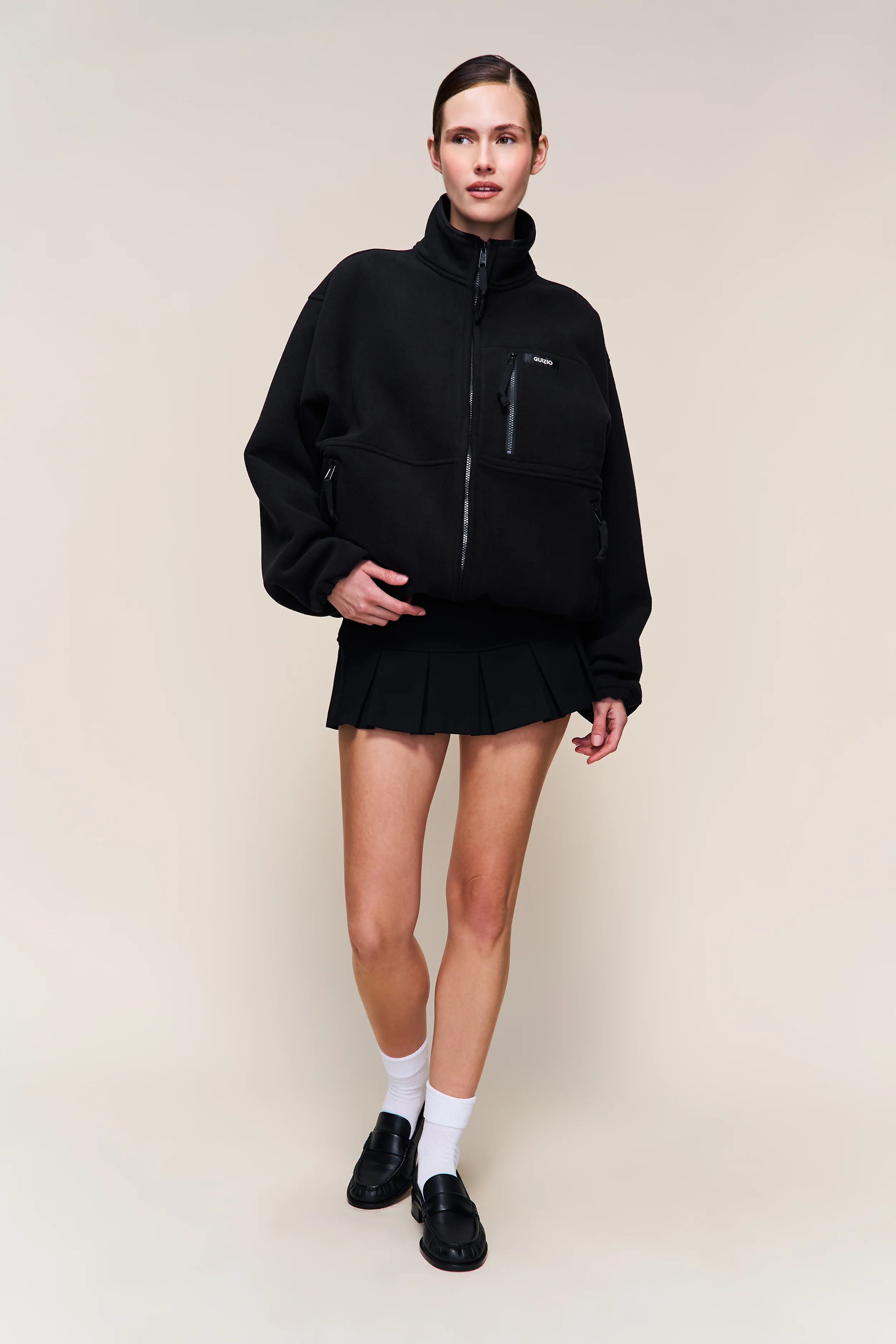 Guizio Fleece Zip Up Jacket